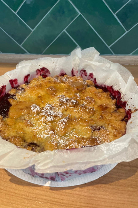 Crumble aux fruits rouges