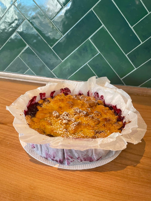 Crumble aux fruits rouges