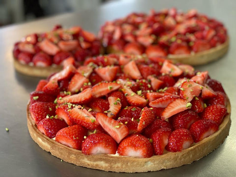 Croûte aux fraises