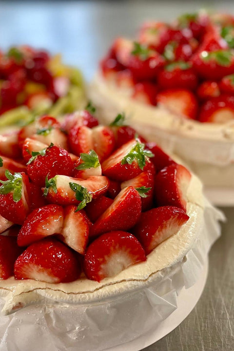 Pavlova aux fraises