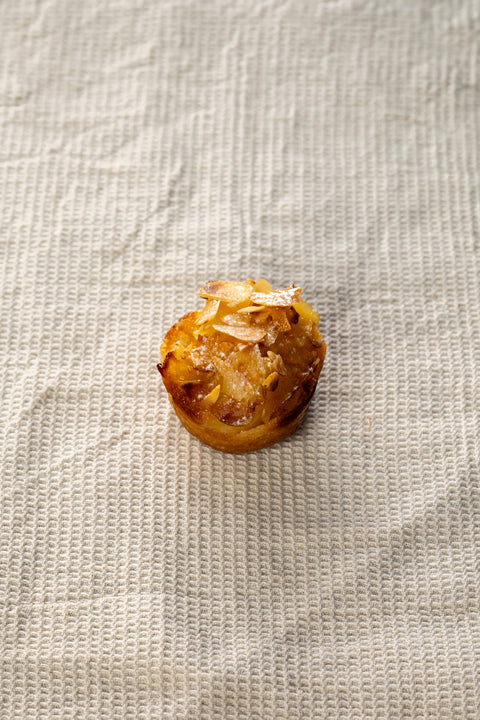 Croûte aux ananas et crème d’amande