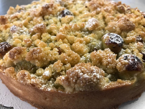 Croûte aux groseilles vertes
