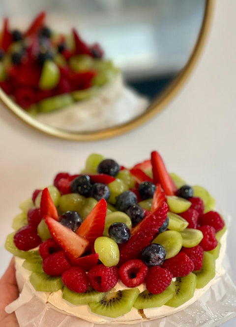 Pavlova aux fruits de saison