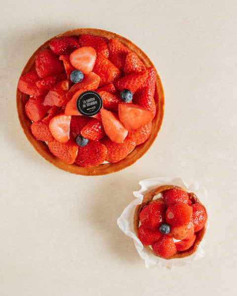 Croûte aux fraises