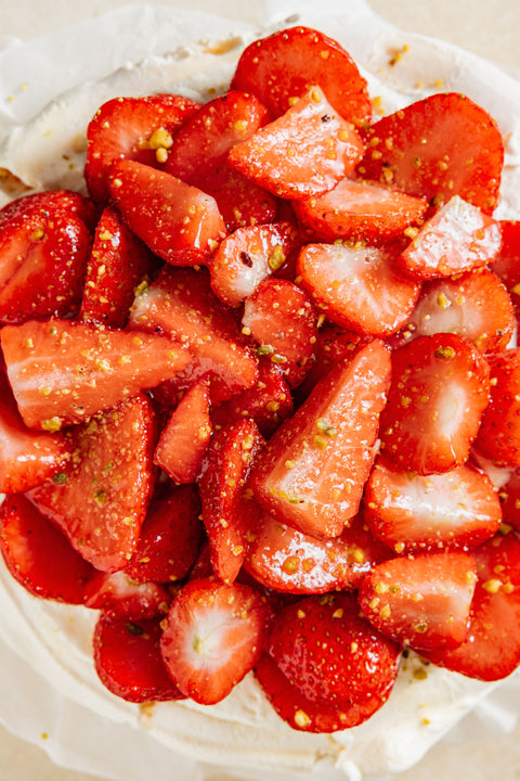 Pavlova aux fraises