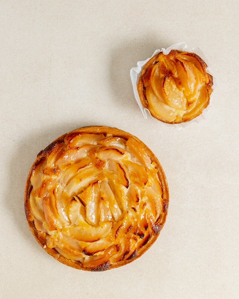 Croûte aux poires et crème d'amande