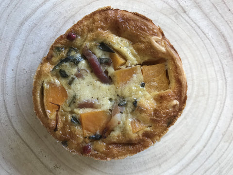 Quiche Potimarron lardons