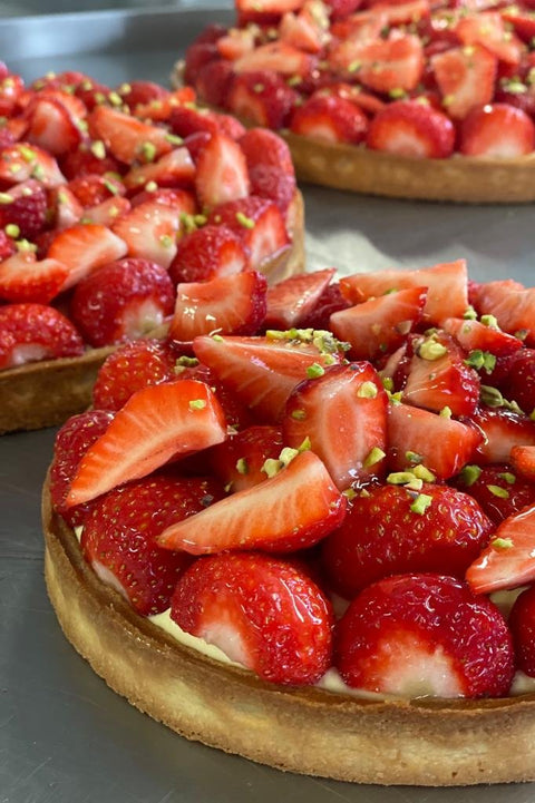 Croûte aux fraises