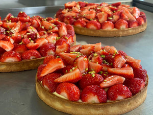 Croûte aux fraises